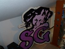 EMO/GOTHIC "SUICIDE GIRLS" AUTOGRAPHED 3.5 FT PLACARD in Baumholder, GE