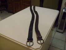 2 Like New Ladies Leather Belts XXL - Great With Jeans !! in Pearland, Texas