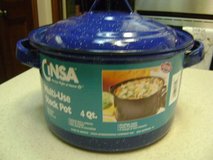 The Cinsa Enamelware Multi-Use 4-Quart Stockpot w/Lid - New Label Still On in Luke AFB, Arizona